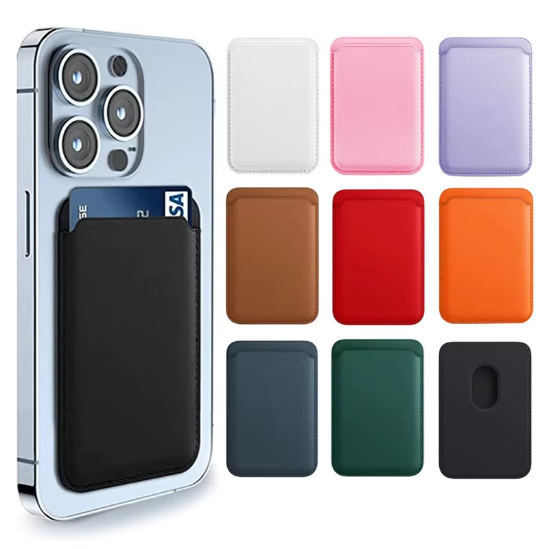 Leather Wallet Case for Iphone 15 Pro Max Magsafe Wallet Leather Compatible for Iphone 14 13 12 Card Holder with Magsafe Magnet